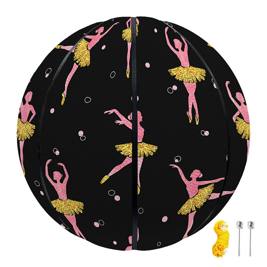 Dancing Ballet Pattern Print Basketball