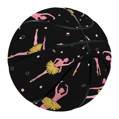 Dancing Ballet Pattern Print Basketball