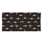 Dancing Ballet Pattern Print Beach Towel