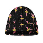 Dancing Ballet Pattern Print Beanie