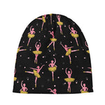 Dancing Ballet Pattern Print Beanie