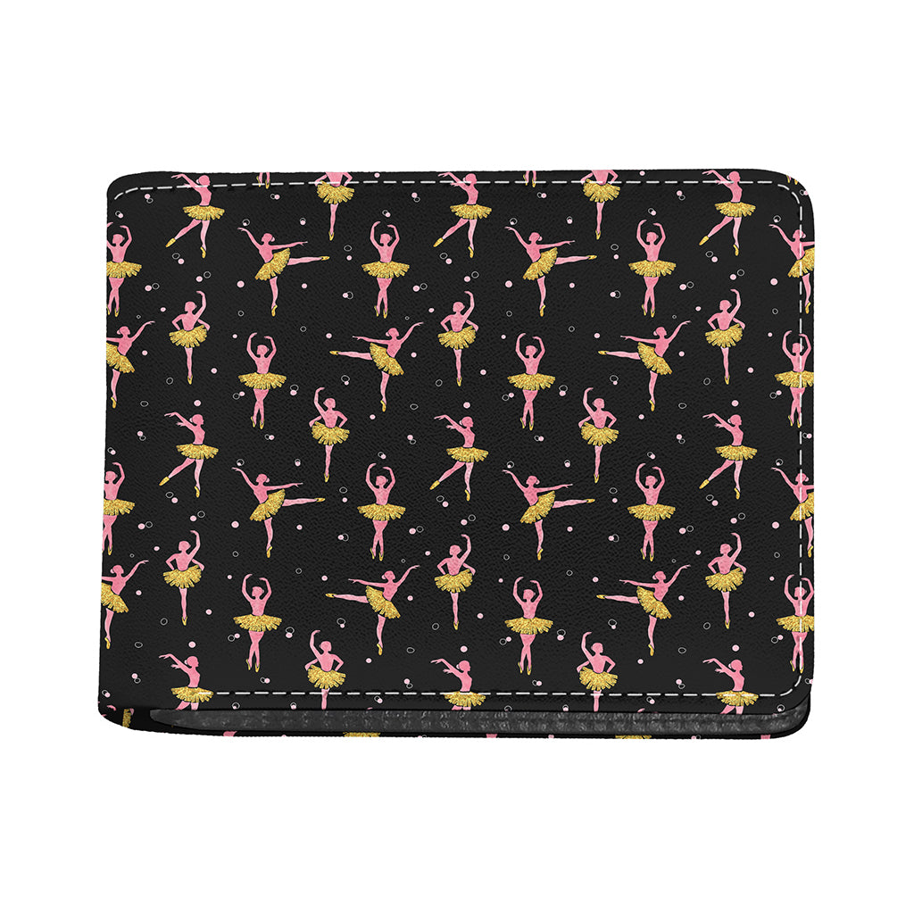 Dancing Ballet Pattern Print Bifold Wallet