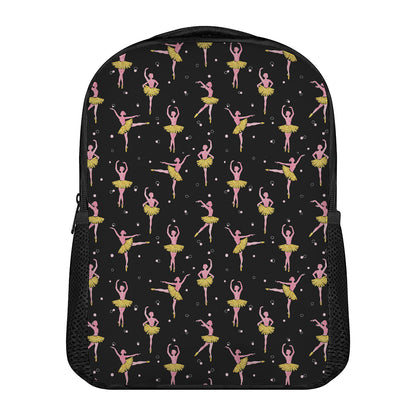 Dancing Ballet Pattern Print Casual Backpack