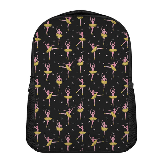 Dancing Ballet Pattern Print Casual Backpack