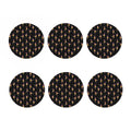 Dancing Ballet Pattern Print Coaster Set