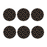 Dancing Ballet Pattern Print Coaster Set