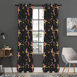 Dancing Ballet Pattern Print Curtain