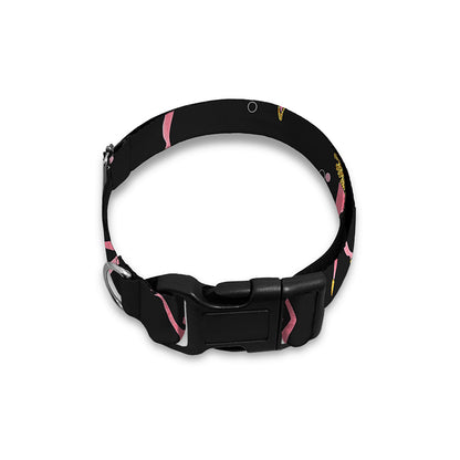Dancing Ballet Pattern Print Dog Collar