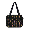Dancing Ballet Pattern Print Double Strap Bible Bag