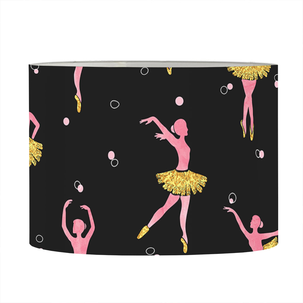 Dancing Ballet Pattern Print Drum Lamp Shade
