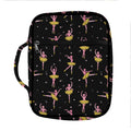 Dancing Ballet Pattern Print Front Pocket Bible Bag