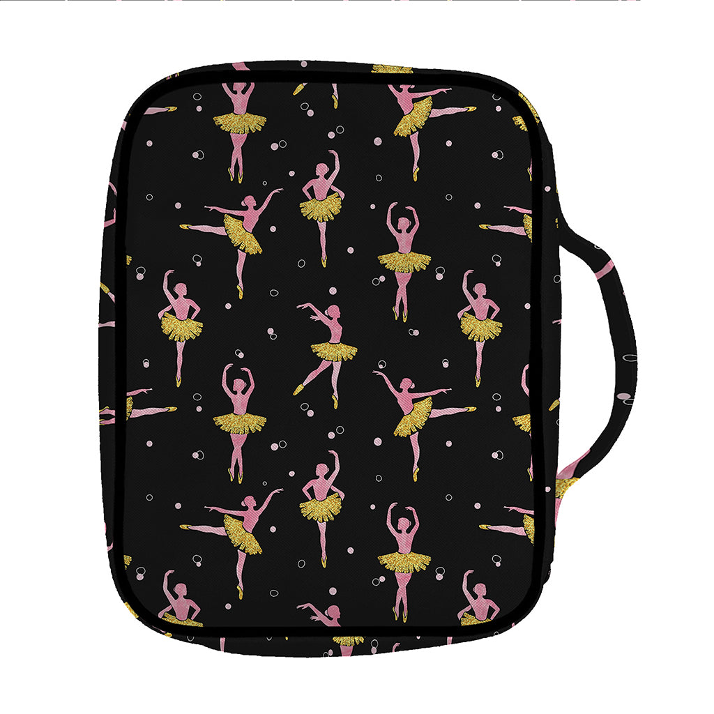 Dancing Ballet Pattern Print Front Pocket Bible Bag