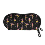 Dancing Ballet Pattern Print Glasses Case