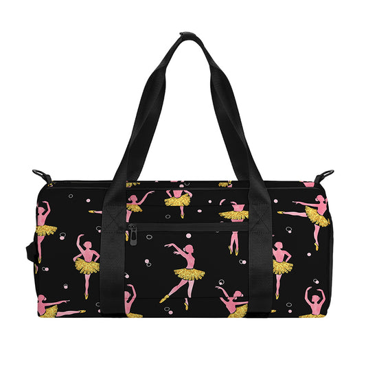 Dancing Ballet Pattern Print Gym Bag