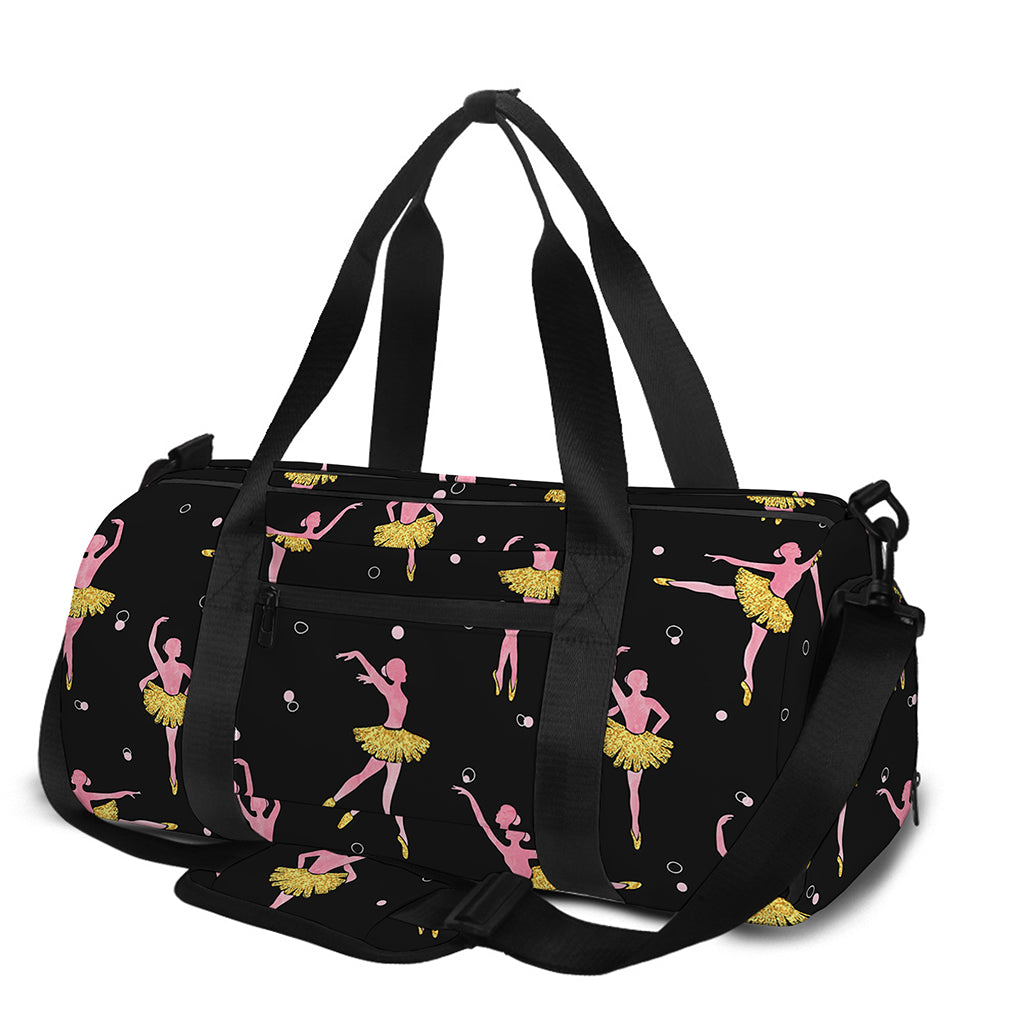 Dancing Ballet Pattern Print Gym Bag