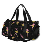 Dancing Ballet Pattern Print Gym Bag