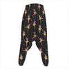 Dancing Ballet Pattern Print Hammer Pants