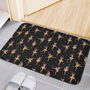 Dancing Ballet Pattern Print Indoor Door Mat