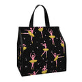 Dancing Ballet Pattern Print Insulated Lunch Tote