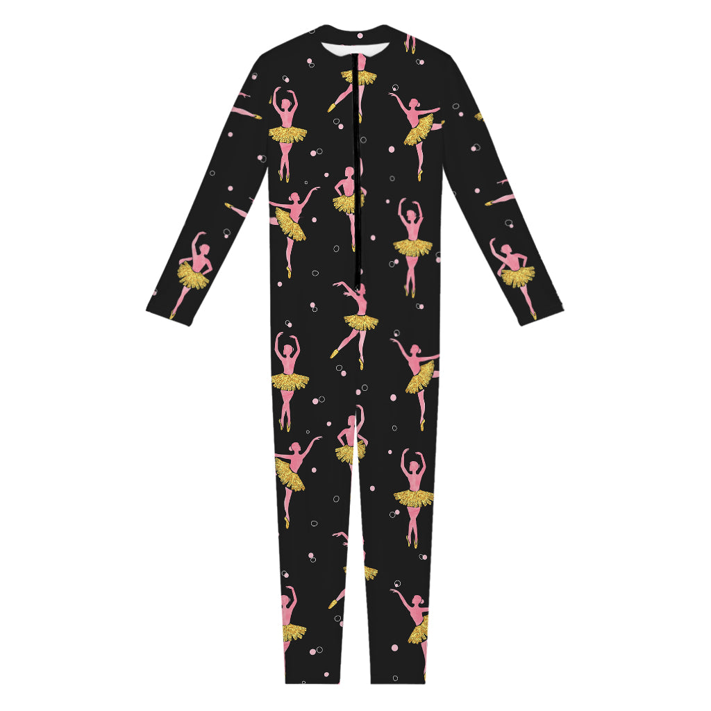 Dancing Ballet Pattern Print Jumpsuit