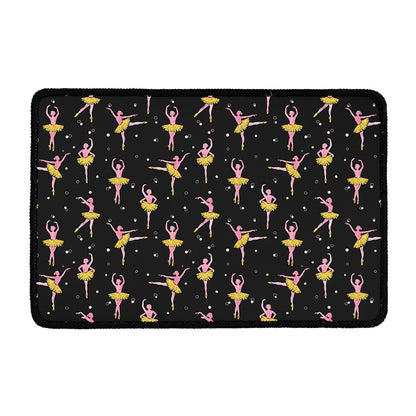 Dancing Ballet Pattern Print Kitchen Mat