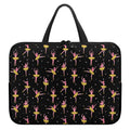Dancing Ballet Pattern Print Laptop Sleeve With Handle
