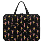 Dancing Ballet Pattern Print Laptop Sleeve With Handle