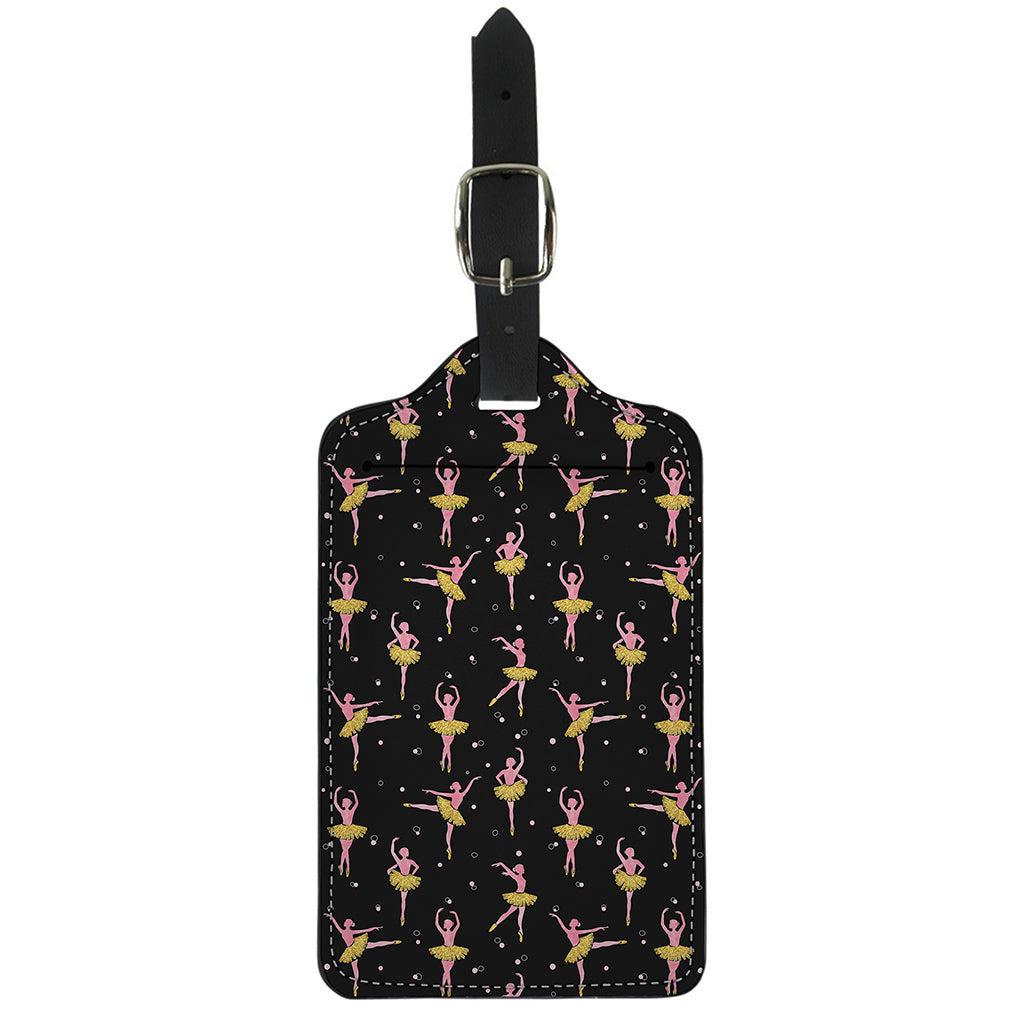 Dancing Ballet Pattern Print Luggage Tag