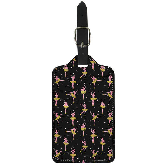 Dancing Ballet Pattern Print Luggage Tag