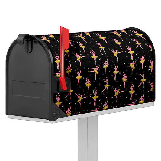 Dancing Ballet Pattern Print Mailbox Cover