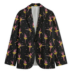 Dancing Ballet Pattern Print Men's Blazer