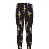 Dancing Ballet Pattern Print Men's leggings