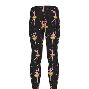 Dancing Ballet Pattern Print Men's leggings