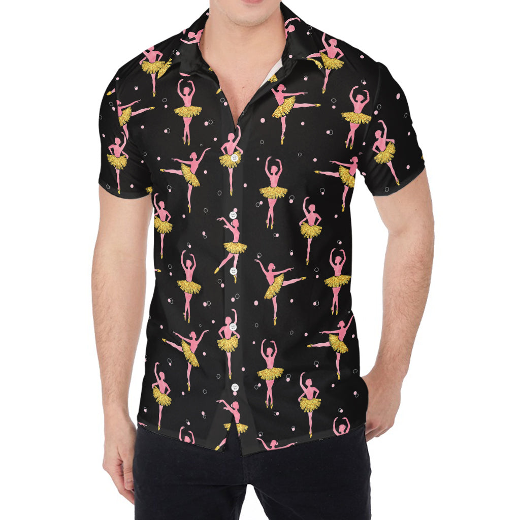 Dancing Ballet Pattern Print Men's Shirt