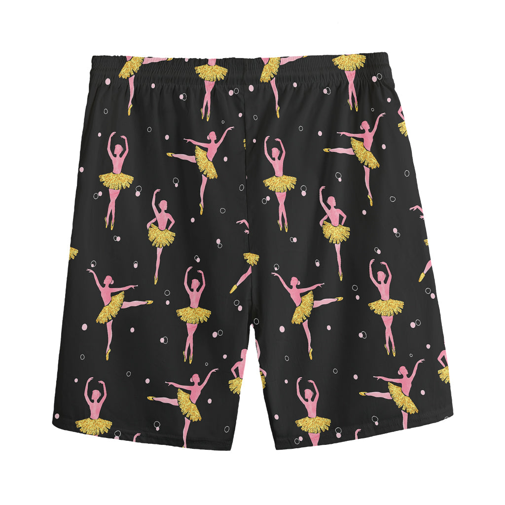 Dancing Ballet Pattern Print Men's Sports Shorts