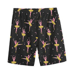 Dancing Ballet Pattern Print Men's Sports Shorts