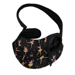 Dancing Ballet Pattern Print Pet Sling Carrier