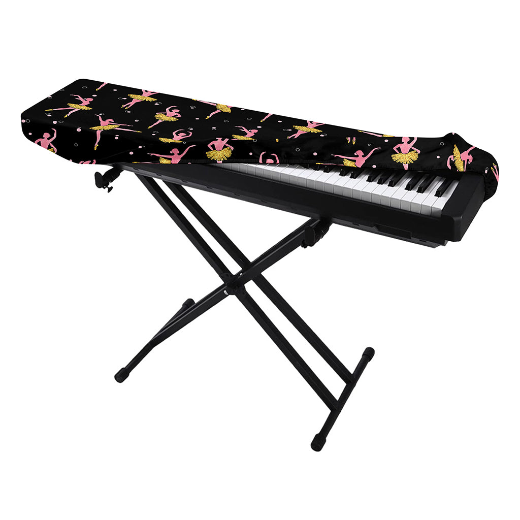 Dancing Ballet Pattern Print Piano Keyboard Cover