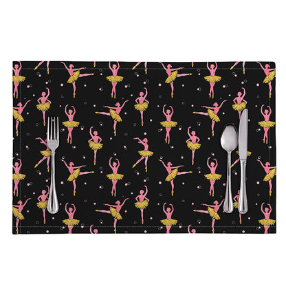 Dancing Ballet Pattern Print Placemat