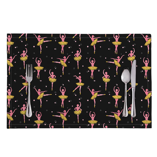 Dancing Ballet Pattern Print Placemat