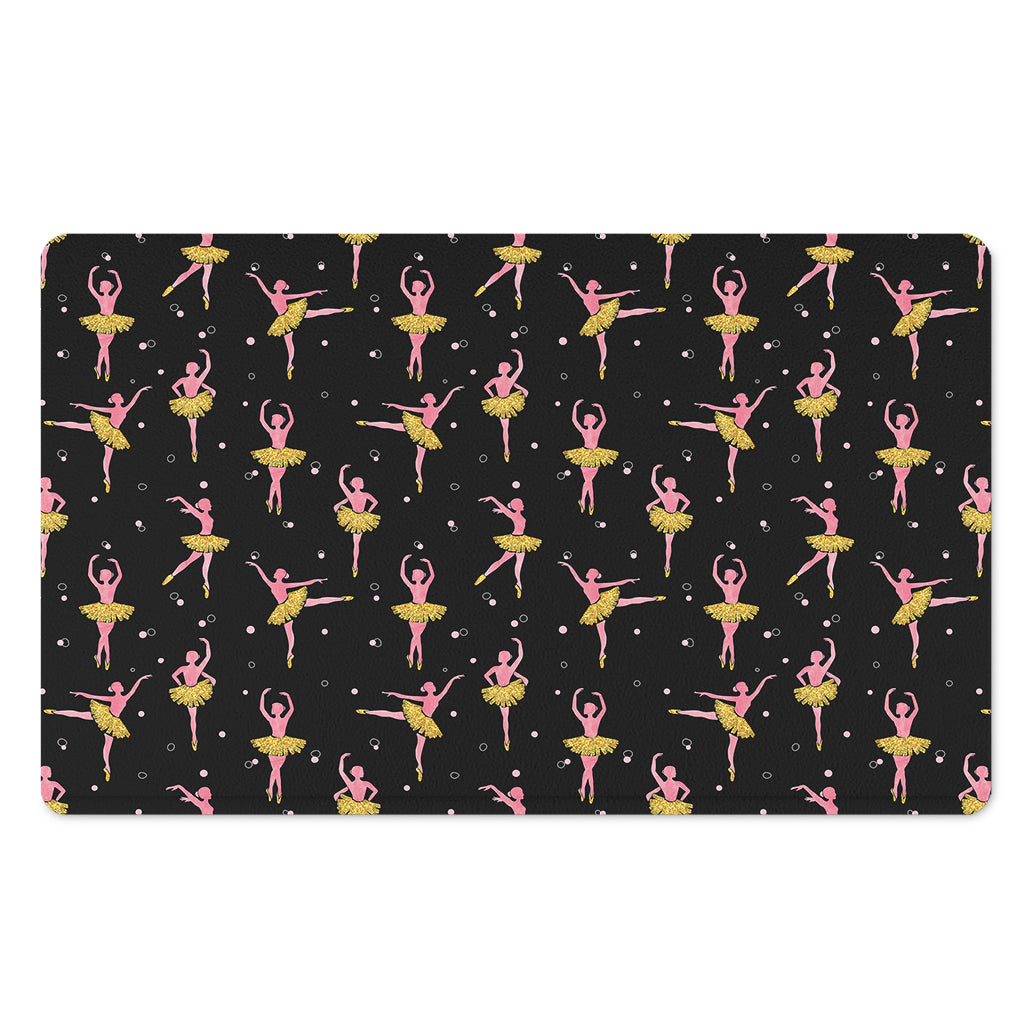 Dancing Ballet Pattern Print Polyester Doormat