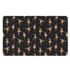 Dancing Ballet Pattern Print Polyester Doormat