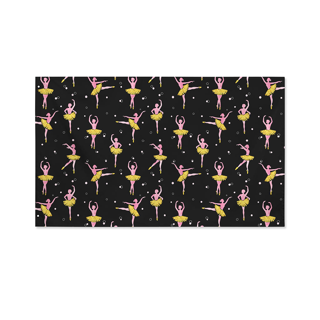 Dancing Ballet Pattern Print Polyester Flag