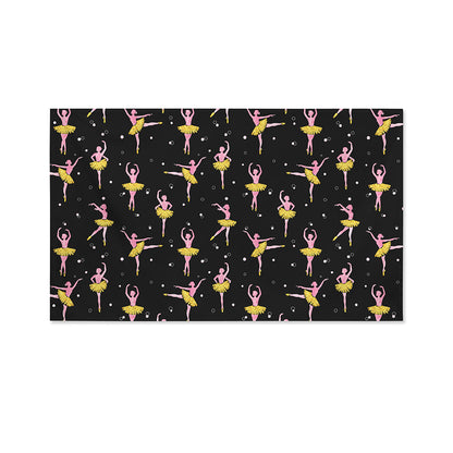 Dancing Ballet Pattern Print Polyester Flag