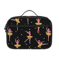 Dancing Ballet Pattern Print Portable Lunch Bag