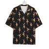 Dancing Ballet Pattern Print Rayon Hawaiian Shirt