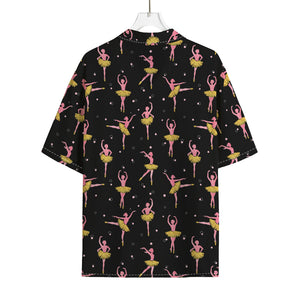 Dancing Ballet Pattern Print Rayon Hawaiian Shirt