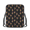 Dancing Ballet Pattern Print Rectangular Crossbody Bag