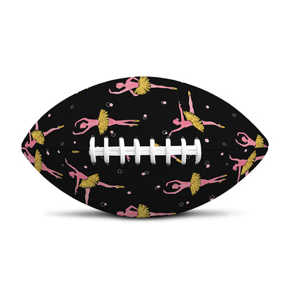 Dancing Ballet Pattern Print Rugby Ball