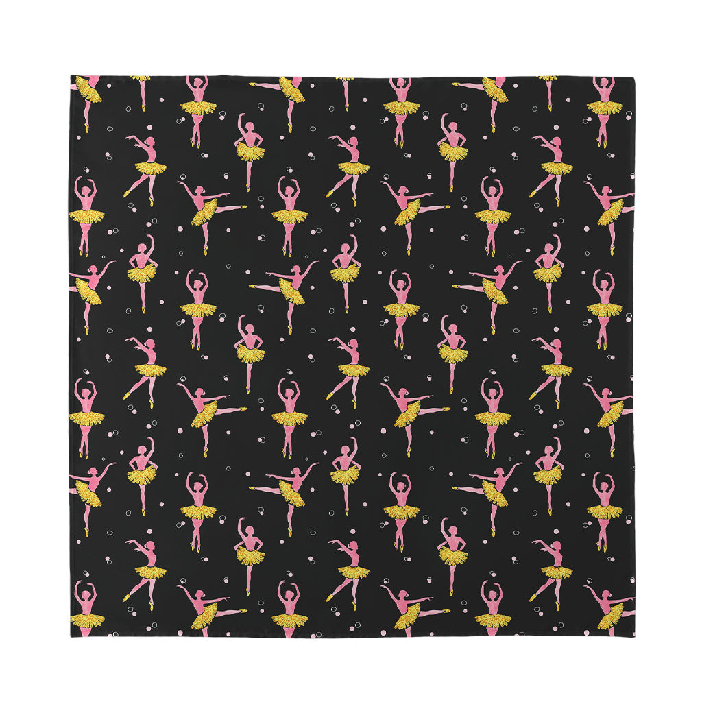 Dancing Ballet Pattern Print Silk Bandana